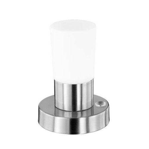 Trio Cristo Lampe De Table Cylindrique Moderne Nickel Mat 3000k