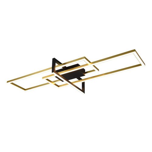 Trio Salinas Semi-Plafonnier Led Moderne 34w Laiton Mat 3000k