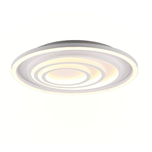 Trio Kagawa Semi Plafonnier Led Moderne 40w Blanc Mat 2700-6000k Télécommande