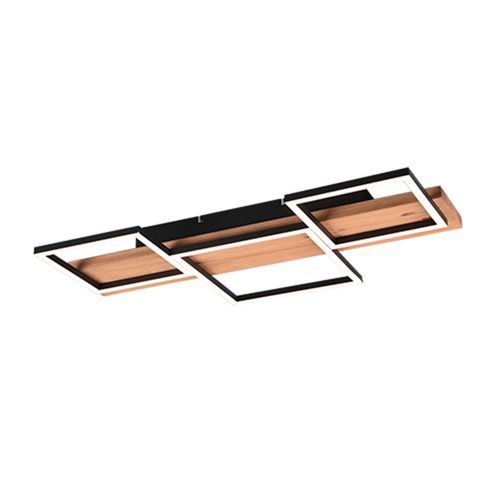 Trio Harper Semi-Plafonnier Led Moderne 30w Noir Mat 3000k