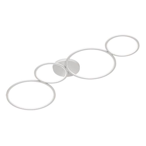 Trio Rondo Semi-Plafonnier Led Moderne 37w Blanc Mat 3000k