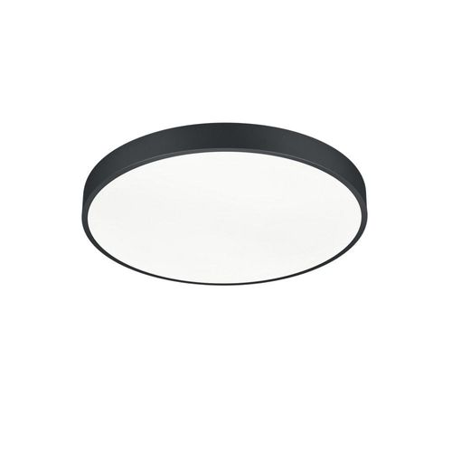 Trio Waco Semi-Plafonnier Led Moderne 52,5 W, Noir Mat, 2300-3000-4000k