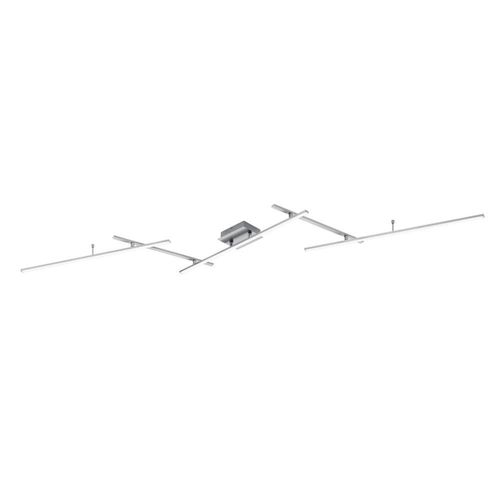 Trio Arvin Semi-Encastré Led Rgbw Moderne 22w, Nickel Mat, 2700-6500k, Télécommande