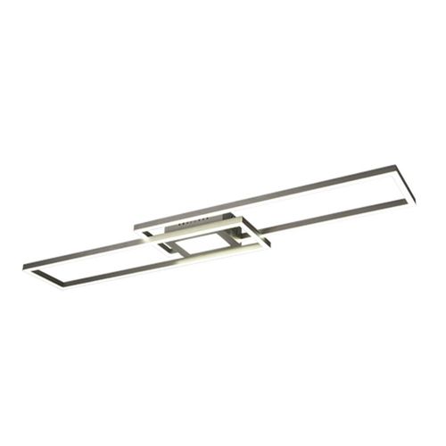 Trio Ganado Semi-Encastré Led Rgbw Moderne 37w, Nickel Mat, 2700-6500k, Télécommande