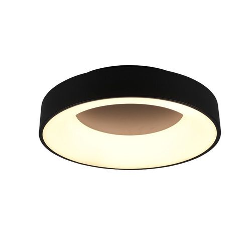 Trio Girona Semi-Plafonnier Led Moderne 27w Noir Mat 3000k