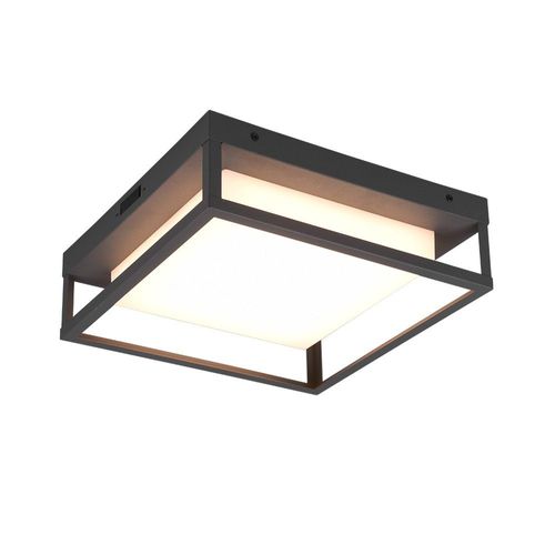 Trio Witham Flush Décoratif Extérieur Moderne Anthracite 2300-3000-4000k Ip54