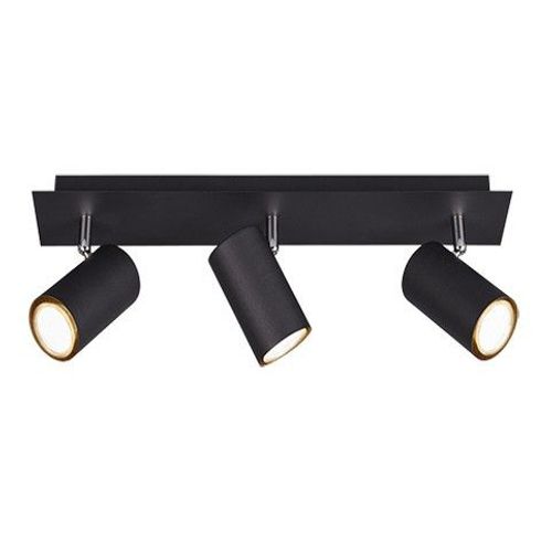 Trio Marley Barre De Spot De Plafond Moderne À 3 Lumières, Noir Mat