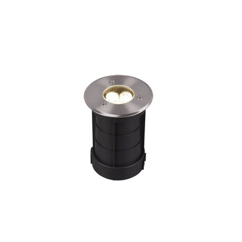 Trio Belaja Luminaire Au Sol Encastré Rond Extérieur Moderne 14cm Nickel Mat 3000k Ip65