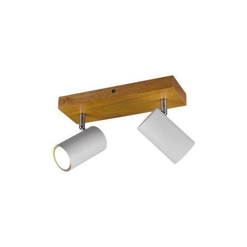 Trio Marley Spot De Plafond Double Moderne Ii À 2 Lumières, Blanc Mat