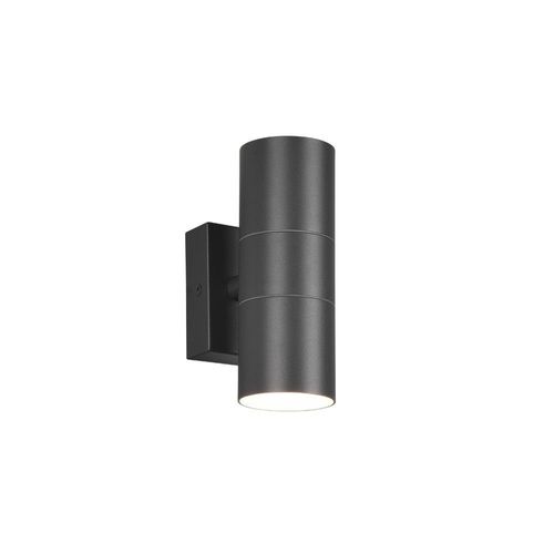 Reality Laredo Applique Murale D'extérieur Moderne À 2 Lumières Laredo Anthracite Ip44
