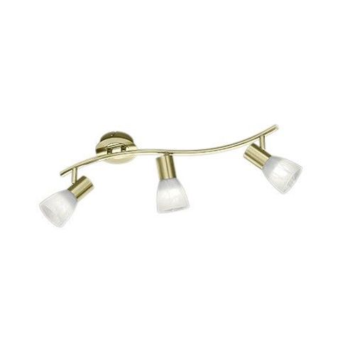 Trio Levisto Spot De Plafond Moderne À 3 Lumières Bar Laiton Mat 3000k