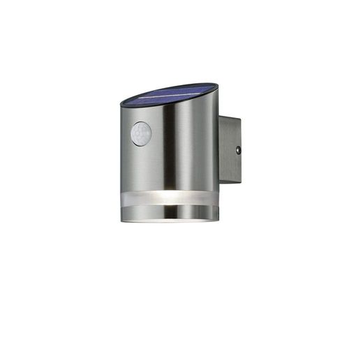Reality Salta Salta Modern Applique Murale Extérieure Moderne Nickel Mat 3000k Ip44 Avec Pir
