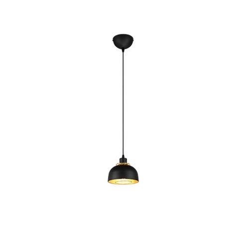 Reality Punch Plafonnier Suspendu Dôme Moderne Punch 18 Cm Noir Mat