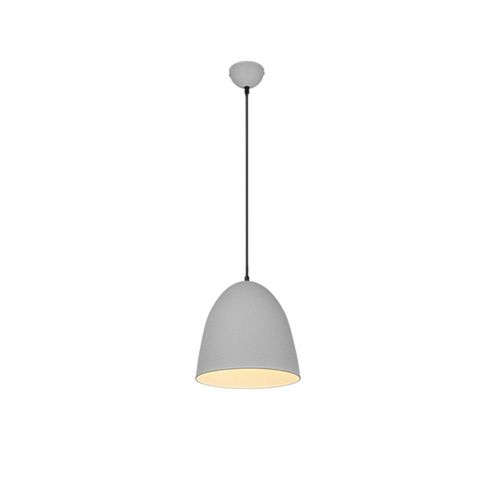 Reality Tilda Plafonnier Suspendu Tilda Moderne En Forme De Dôme De 25 Cm, Gris