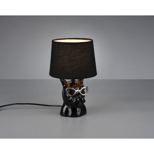 Reality Dosy Lampe De Table Moderne Dosy Avec Abat-Jour Rond Conique Noir