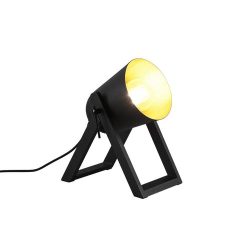 Reality Marc Lampe De Table Marc Modern Noir, Or