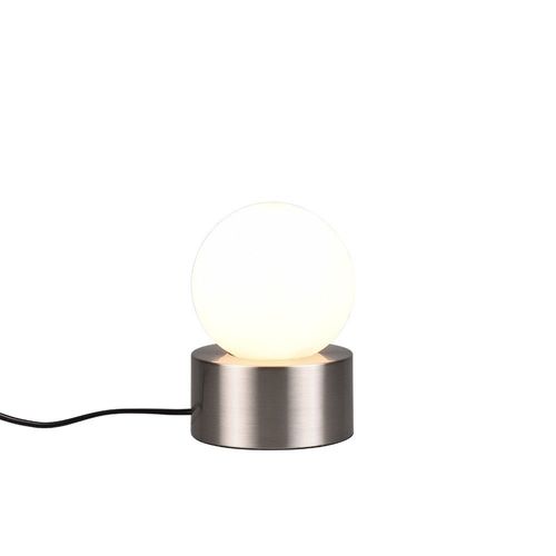 Reality Countess Lampe De Table Countess Modern Globe Nickel Mat