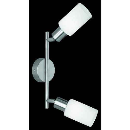 Reality Mars Spot De Plafond Double Mars Modern À 2 Lumières, Nickel Mat