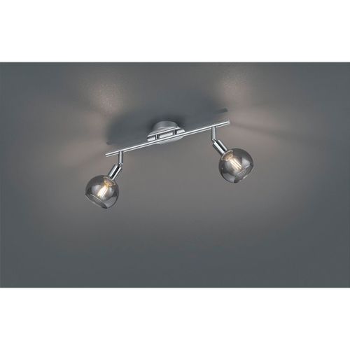 Reality Brest Spot De Plafond Double Moderne À 2 Lumières Brest Chrome