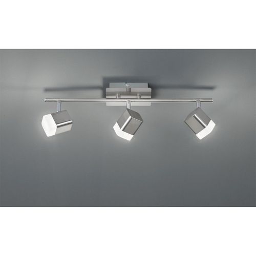 Reality Roubaix Spot De Plafond Moderne À 3 Lumières Roubaix Barre Nickel Mat 3000k