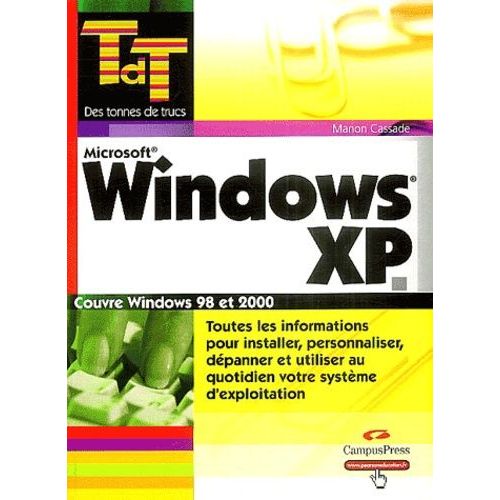 Windows Xp - Couvre Windows 98 Et 2000