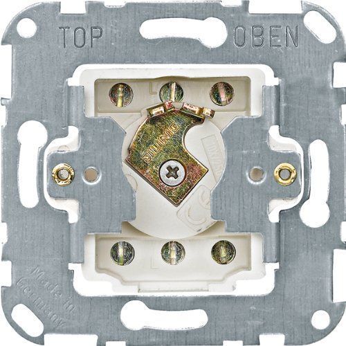 Merten Module d'interrupteur à touche, Bouton + interrupteur, Gris