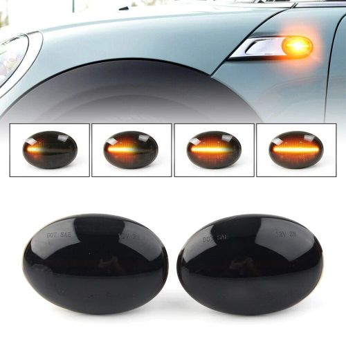 Feu Clignotant Led Ambre Pour Mini Cooper R55 2007 ? 2014 R56 2006-2013 R57 2009-2015 R58 2012-2015, Marqueur Latéral Auto, 2x