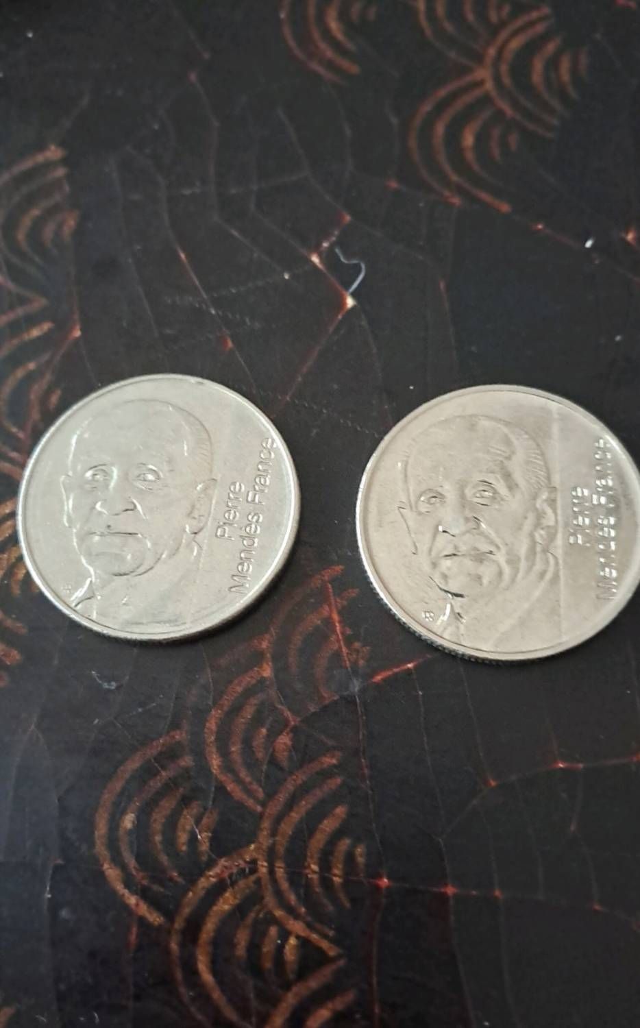 2 Pièces De 5 Francs Pierre Mendes France 1992