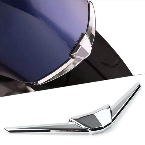 Garniture D'aile Avant De Moto En Chrome Abs, 2 Pièces, Pour Honda Goldwing Gold Wing Gl 1800 2018 2019 2020