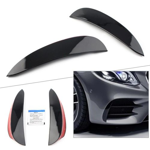 Pare-Choc Avant De Voiture Noir Brillant, Volets D'aération Canards, Mercedes Benz Classe E W213 E43 E53 E63 Jas Dehors, Plastique Abs