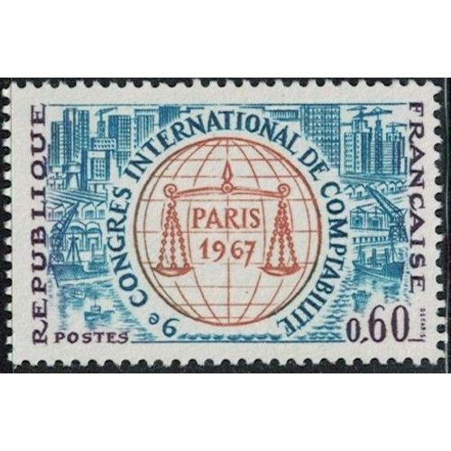 France 1967 Used 9e Congrès International De Comptabilité Y&t Fr 1529 Su