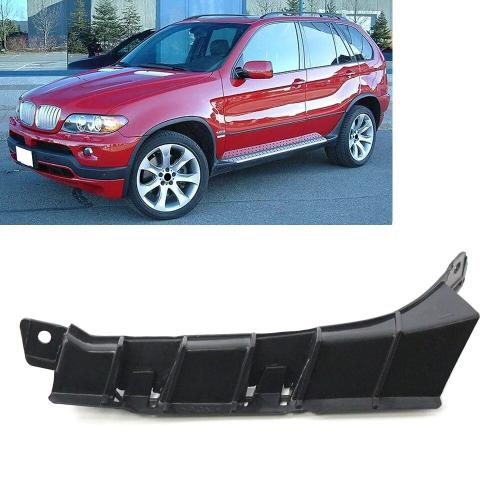 Couverture Noire De Support De Support De Support De Support De Pare-Chocs Avant De Voiture, Bmw X5, E53, 2003, 2004, 2005, 2006, 51117116667, 51117116668