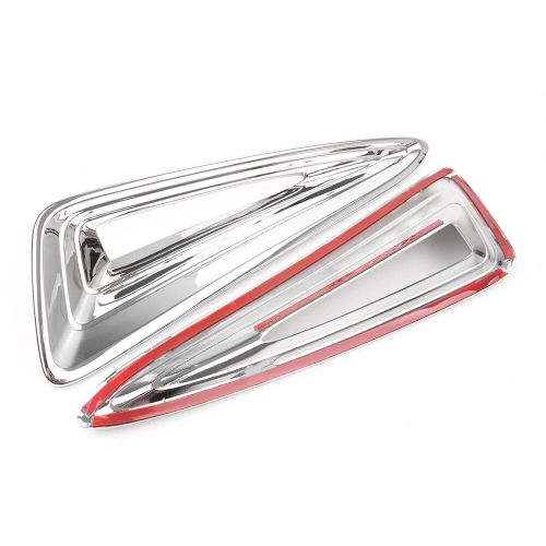 1 Paire Chrome Abs Pare-Chocs Avant De Voiture Antibrouillard Style Moulage Couverture Garniture Pour Toyota Chr 2016 2017 2018 / C-Hr 16 17 18