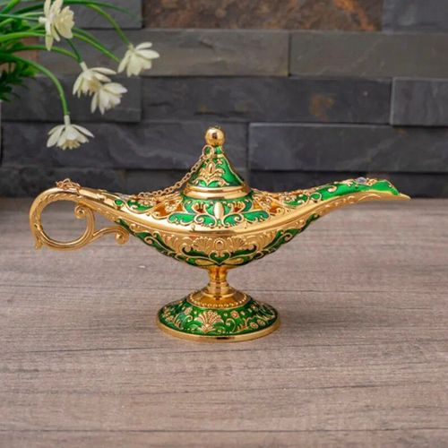 Brûleur d'encens lampe magique, décoration artisanale Vintage, conte de fées ajouré traditionnel, pour la maison et le bureau