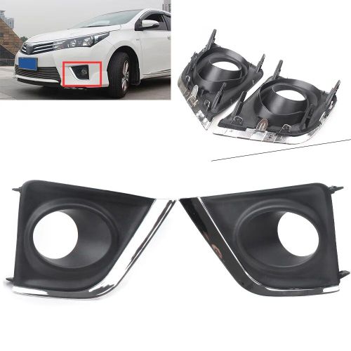 Couverture De Phare Antibrouillard Pour Pare-Choc Avant, 2 Pièces, Pour Toyota Corolla 2014 2015 2016, Version Européenne, Accessoires De Voiture