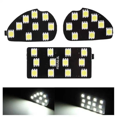 3pcs Voiture Intérieur Liseuses Dôme Lumière 30 Leds 12v Lumière Blanche Remplacement Pour Ford Focus Mk2 2007 ? 2014 2.0l