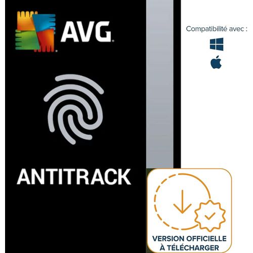 Avg Antitrack Premium - ( 2 Ans / 5 Appareils ) | Contre L Espionnage Et Protection Des Données Personnelles | Version Téléchargement