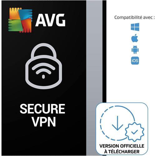 Avg Secure Vpn 2024 ( 3 Ans / 5 Appareils ) | Réseau Privé Virtuel Pour La Protection De La Vie Privée | Version Téléchargement