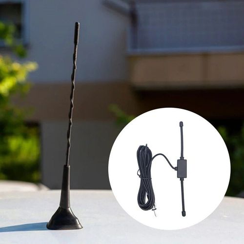 Antenne Universelle Pour Pare-Brise De Voiture, Amplificateur De Signal Radio Am Fm, 12v, Antenne De Camion, Antenne Active Stéréo, Accessoires Automobiles