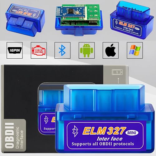 Mini Outils De Diagnostic De Voiture Pour Android, Eau Intelligent, Prise En Charge Du Code, Bluetooth, Obd2, Obdii, Eml327 V2.1