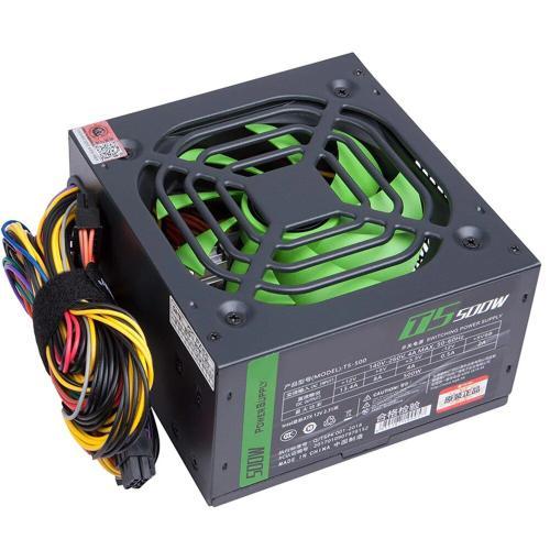 Alimentation pour PC de jeu, PSU, ATX, 12V, Ventilateur de jeu 12cm, Alimentation d'ordinateur, Alimentation de laboratoire PSU, 500W, MAX, 300W