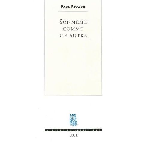 Soi-Même Comme Un Autre