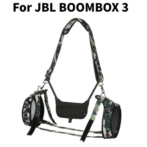 Étui pour haut-parleur portable, housse respirante, accessoires avec sangle perfectionnée pour JBL Boombox 3, 2/1