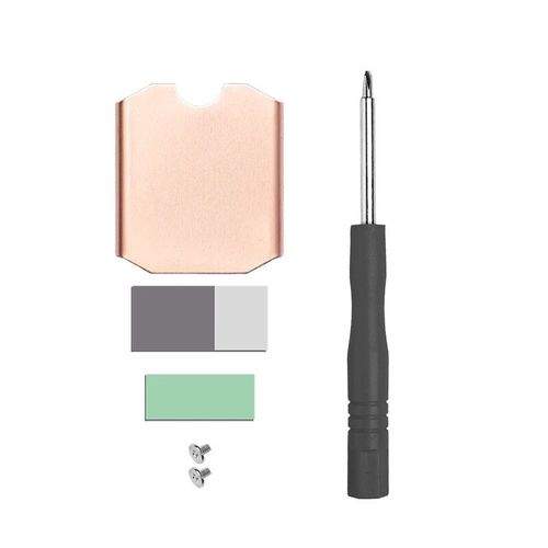 Dissipateur Thermique Ssd M.2 2230 Nvme, Disque Dur À Semi-Conducteurs Pour Jeu Steam Deck, Accessoires De Coussinets En Cuivre, 12/1 Pièces