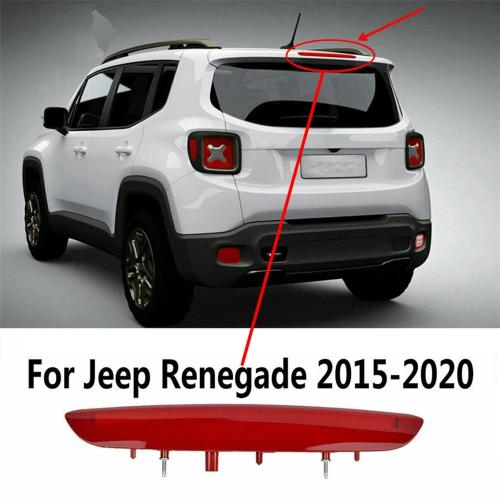 Troisième Feu Stop Led Pour Voiture Feu De Stationnement Arrière Jeep Renegade 2015-2020 68247167aa Montage Élevé Lumière Iodée D'arrêt Nouveau