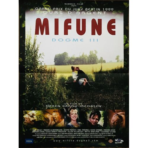 Mifune, Dogme Iii / Mifunes Sidste Sang - Affiche Originale De Cinéma - Format 40x60 Cm - Un Film De Soren Kragh-Jacobsen Avec Iben Hjejle, Anders W. Berthelsen, Jesper Asholt, Emil Tarding 3 - 1999
