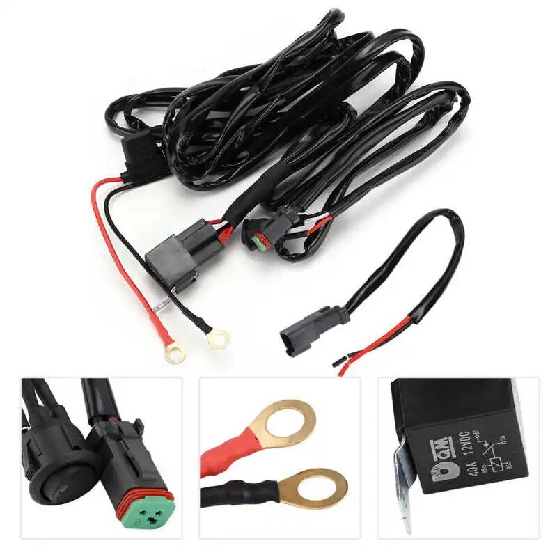 Harnais De Cblage  Fusible 40a 12v, Modification Du Spot L... - 4