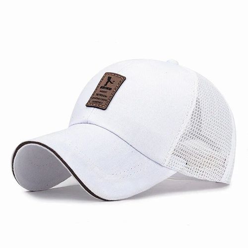 Casquette En Maille Respirante Pour Hommes, Casquettes De Sports De Plein Air, Casquette De Baseball, Chapeau De Camionneur D'été, Visière De Soleil, Filet Décontracté, Simplicité