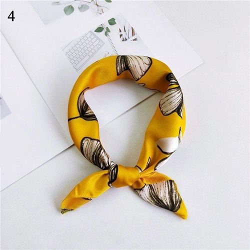Écharpe En Satin De Soie Pour Femmes, Foulard Imprimé À Rayures Géométriques, Carré, Décoratif Pour Le Cou, 50x50cm, 2023