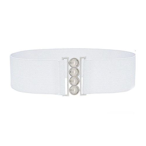 Corset Taille Large Élastique Pour Femme, Sangle En Métal Argenté, Sangle En Tissu, Marque De Luxe Commandée, Environnement Pour Robe, Accessoires Féminins En Déclin